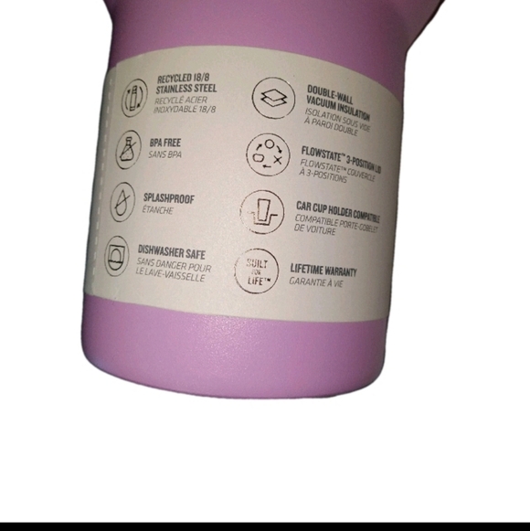 New Stanley Lilac The Flow State Quencher H2.0 40 oz Stainless Steel Tumber - Picture 3 of 8